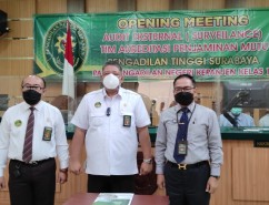 Asessment Surveilans Oleh Tim Akreditasi Penjaminan Mutu (APM) Pengadilan Tinggi Surabaya Pada PN Ke